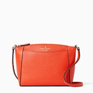 NWT Kate Spade Crossbody Tamarillo Monica Small Bag New York Leather Top Zipper